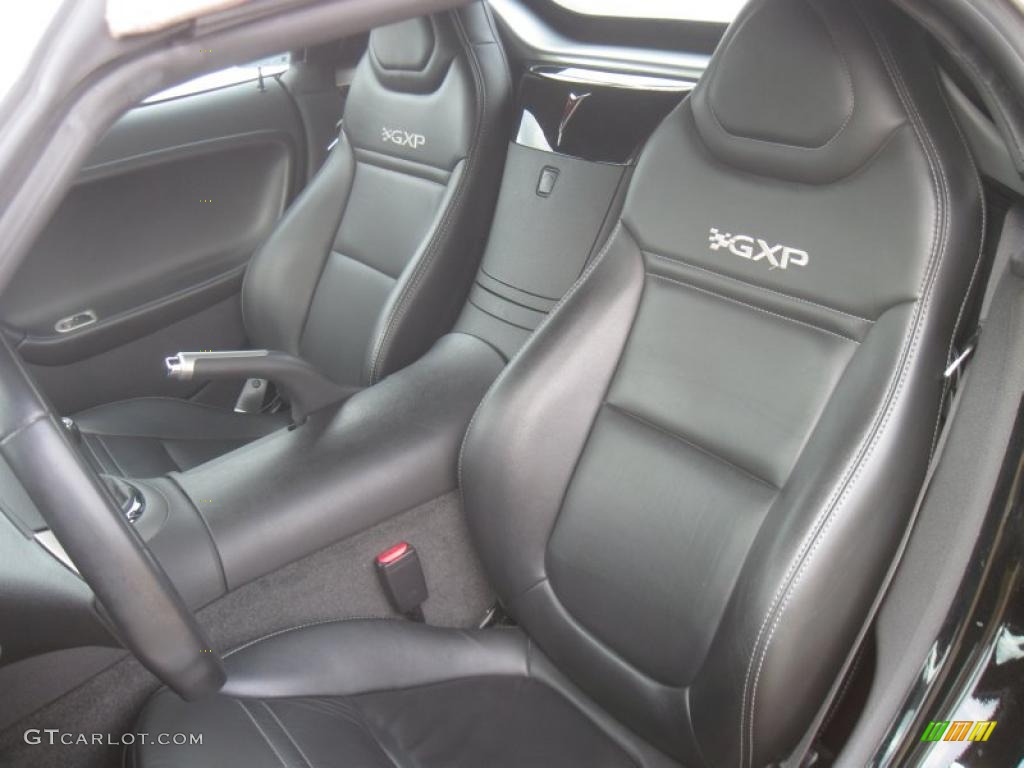 Ebony Interior 2007 Pontiac Solstice GXP Roadster Photo #41331011