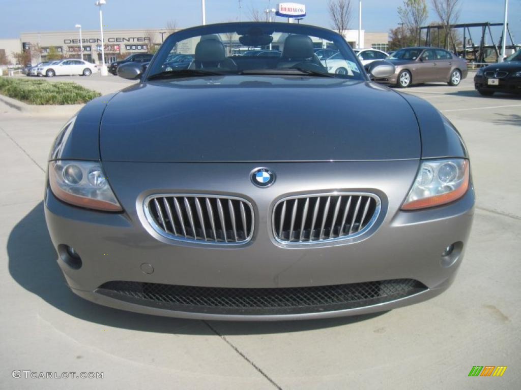 2003 Z4 3.0i Roadster - Sterling Grey Metallic / Black photo #5