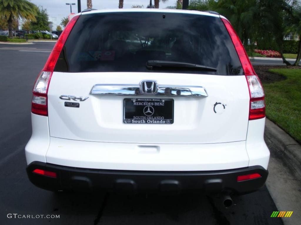 2008 CR-V EX-L - Taffeta White / Gray photo #7