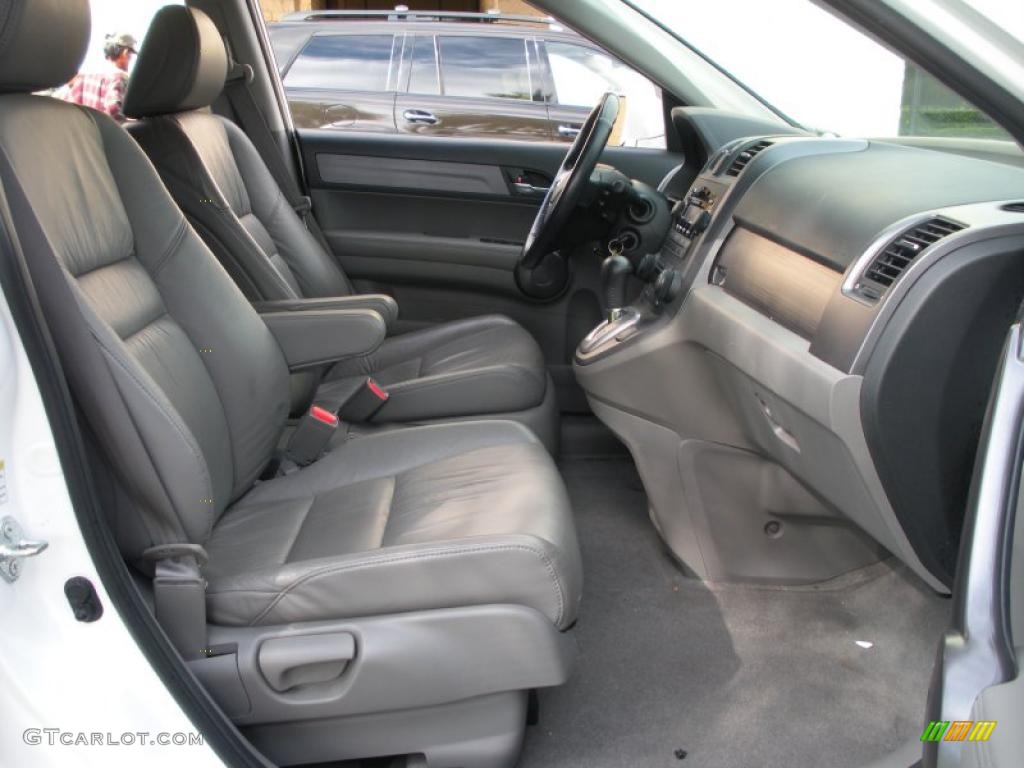 2008 CR-V EX-L - Taffeta White / Gray photo #15