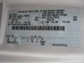 YZ: Oxford White 2004 Ford E Series Cutaway E350 Commercial Moving Truck Color Code