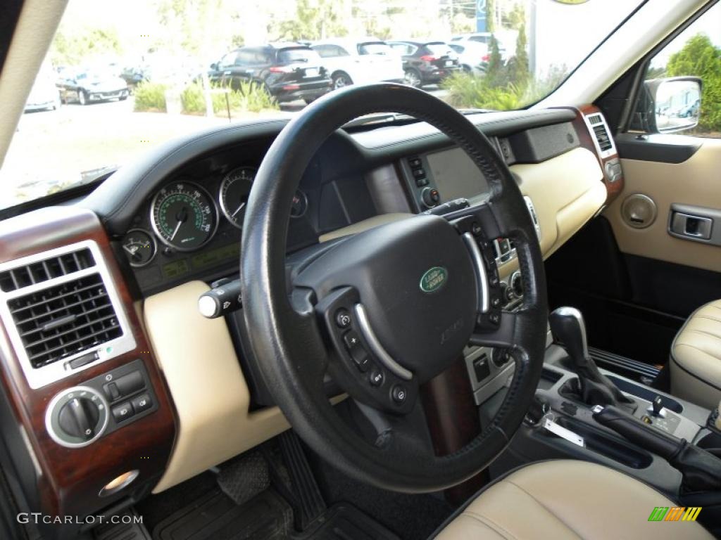 2006 Range Rover HSE - Java Black Pearl / Sand/Jet photo #4