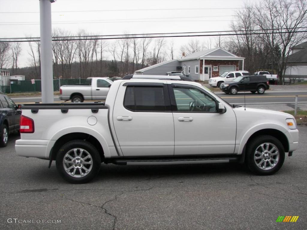White Suede 2008 Ford Explorer Sport Trac Limited 4x4 Exterior Photo #41337587
