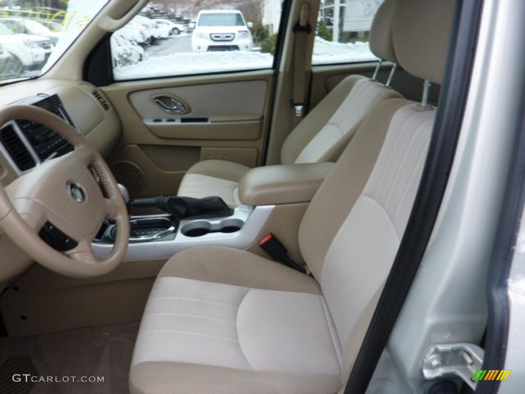 Pebble/Light Parchment Interior 2006 Mercury Mariner Convenience 4WD Photo #41338191