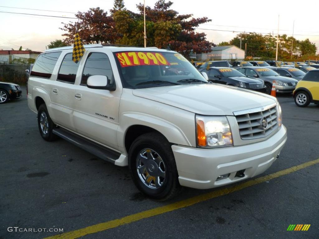 2006 Escalade ESV AWD Platinum - White Diamond / Shale photo #1