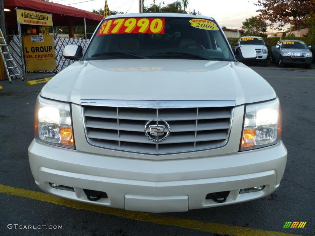 2006 Escalade ESV AWD Platinum - White Diamond / Shale photo #2