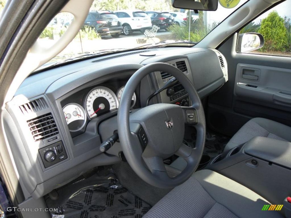 Medium Slate Gray Interior 2007 Dodge Dakota SLT Club Cab Photo #41338611