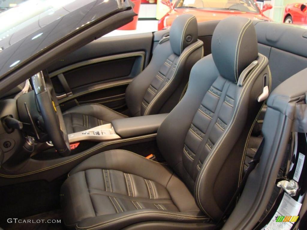 Nero Interior 2010 Ferrari California Standard California Model Photo #41338827
