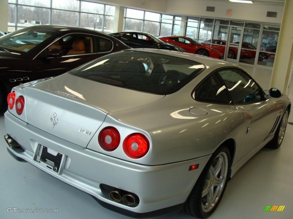 Silver Metallic 2005 Ferrari 575M Maranello F1 Exterior Photo #41339059