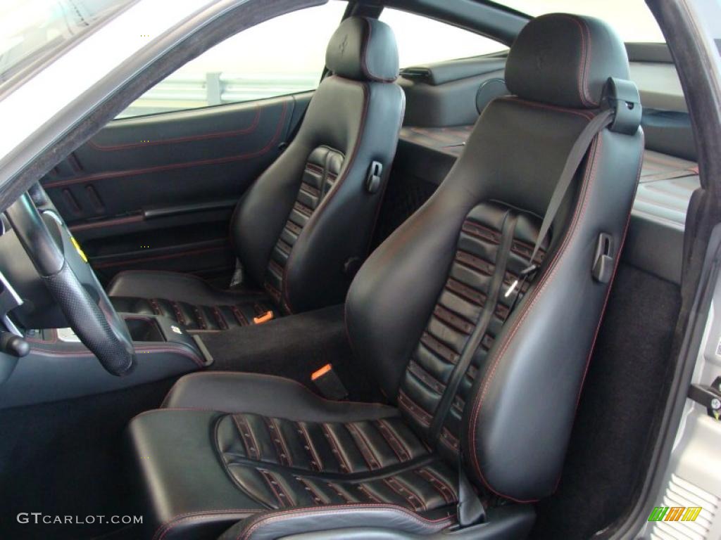 Black Interior 2005 Ferrari 575M Maranello F1 Photo #41339204