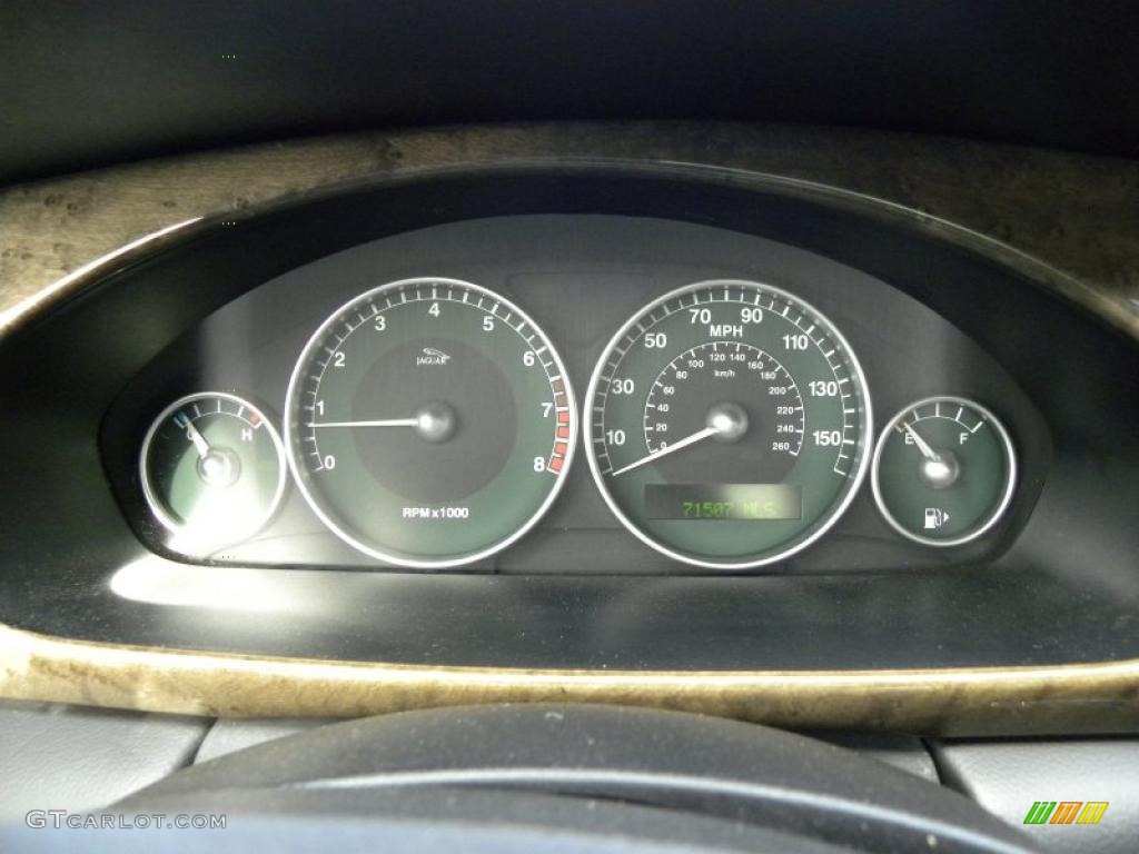 2002 Jaguar X-Type 3.0 Gauges Photo #41339348