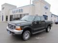 2000 Woodland Green Metallic Ford F250 Super Duty Lariat Extended Cab 4x4  photo #1