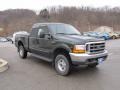 2000 Woodland Green Metallic Ford F250 Super Duty Lariat Extended Cab 4x4  photo #4
