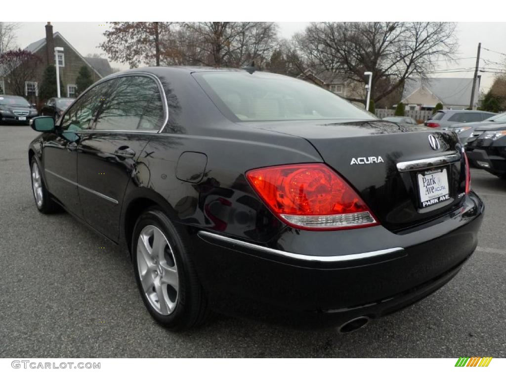 2005 RL 3.5 AWD Sedan - Nighthawk Black Pearl / Parchment photo #2