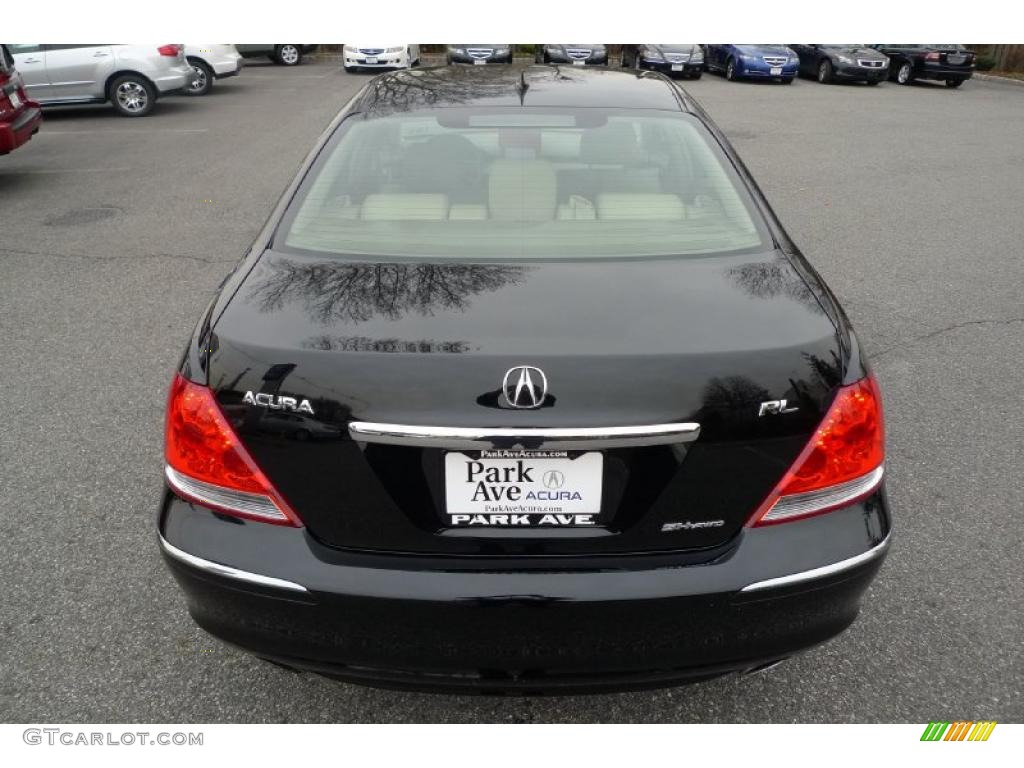 2005 RL 3.5 AWD Sedan - Nighthawk Black Pearl / Parchment photo #10