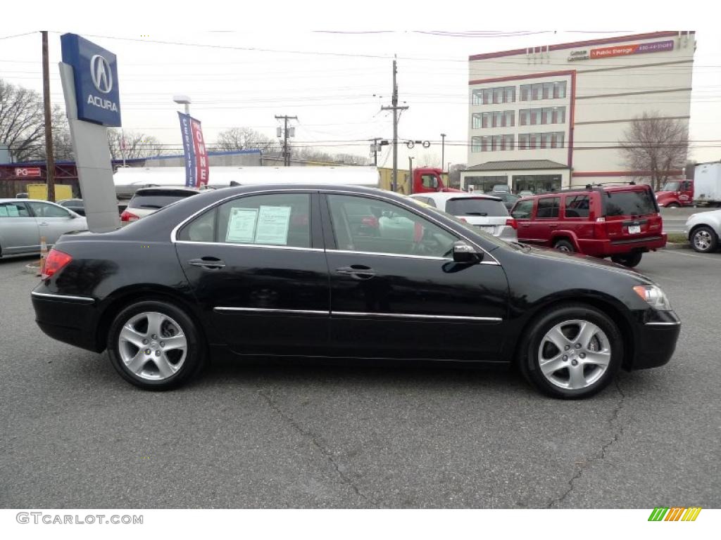 2005 RL 3.5 AWD Sedan - Nighthawk Black Pearl / Parchment photo #12