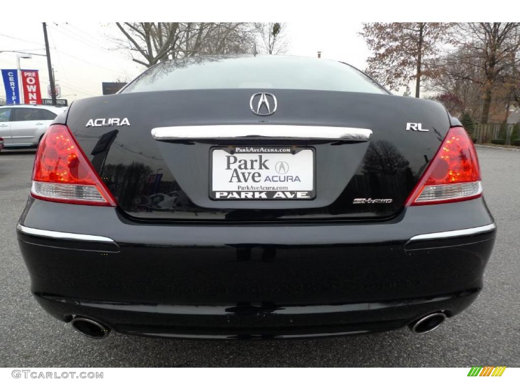 2005 RL 3.5 AWD Sedan - Nighthawk Black Pearl / Parchment photo #13