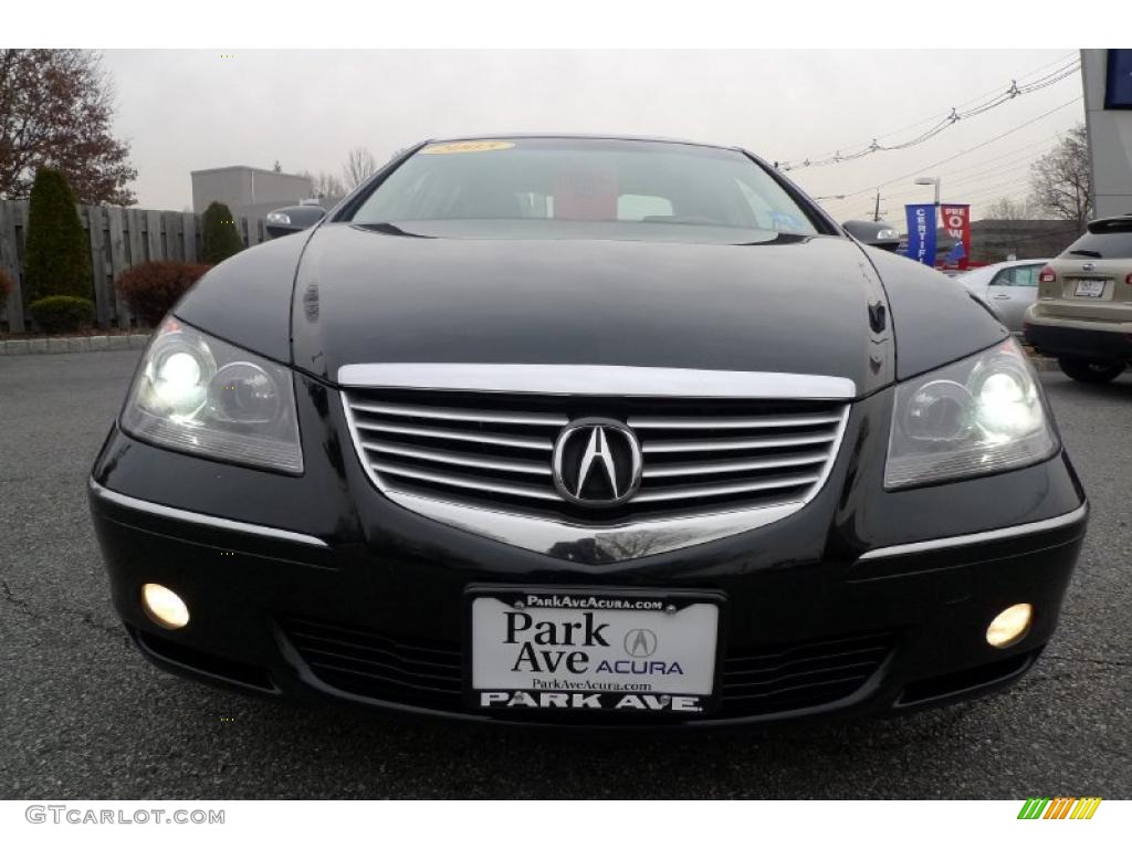 2005 RL 3.5 AWD Sedan - Nighthawk Black Pearl / Parchment photo #14