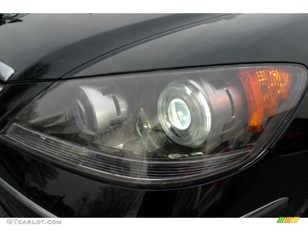 2005 RL 3.5 AWD Sedan - Nighthawk Black Pearl / Parchment photo #17