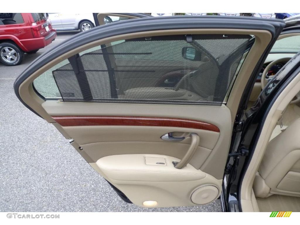 2005 RL 3.5 AWD Sedan - Nighthawk Black Pearl / Parchment photo #31