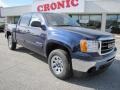 2011 Midnight Blue Metallic GMC Sierra 1500 Crew Cab  photo #1