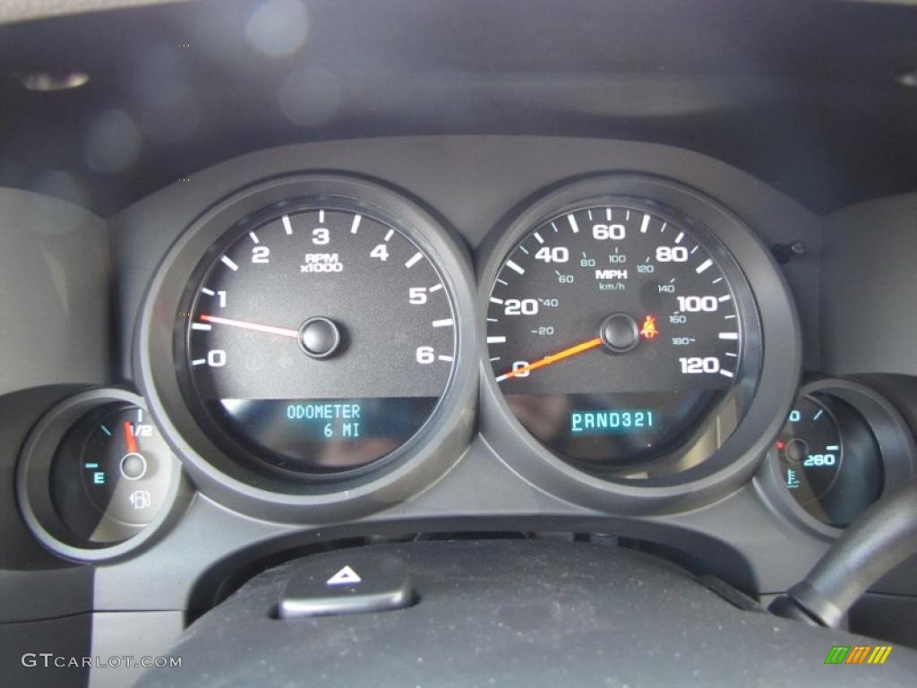 2011 GMC Sierra 1500 Crew Cab Gauges Photo #41342359