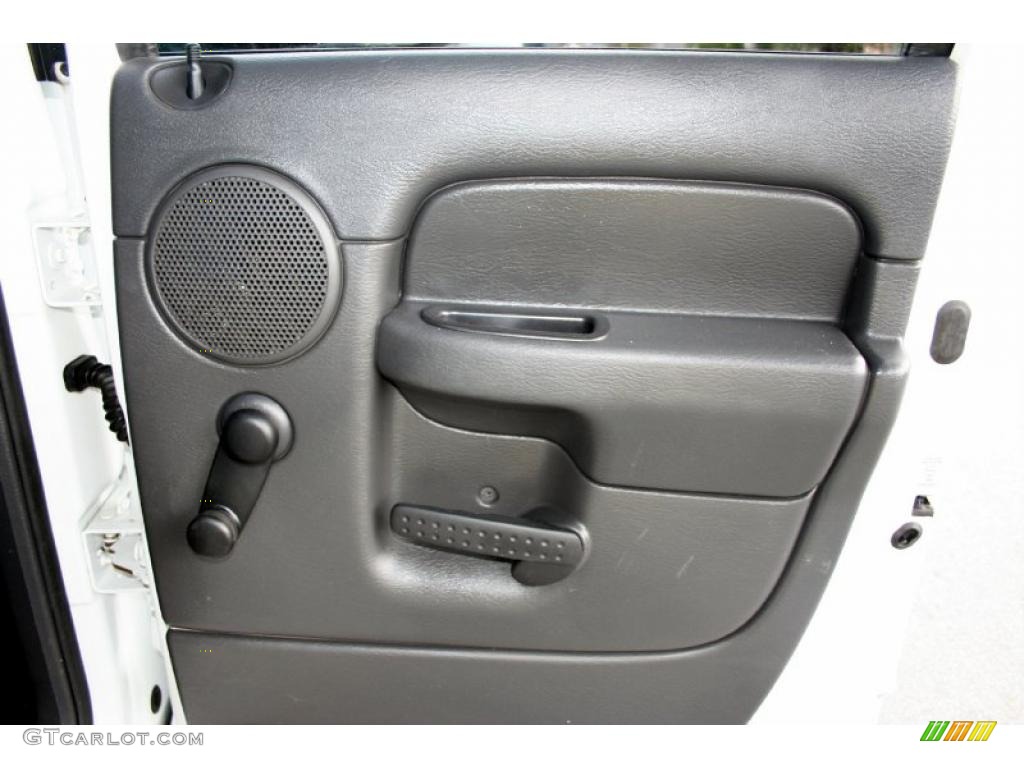 2005 Dodge Ram 3500 ST Quad Cab 4x4 Dually Dark Slate Gray Door Panel Photo #41343259