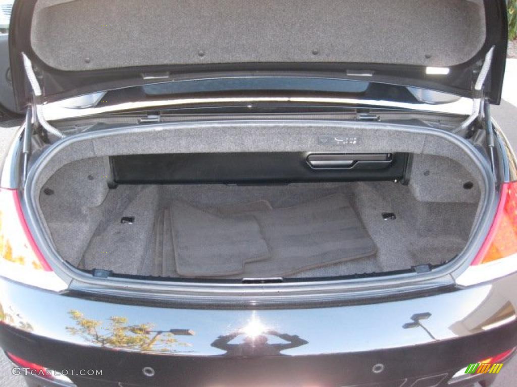 2006 BMW 6 Series 650i Convertible Trunk Photo #41344479