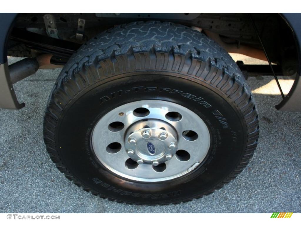 2005 Ford F250 Super Duty XLT SuperCab 4x4 Wheel Photo #41344727