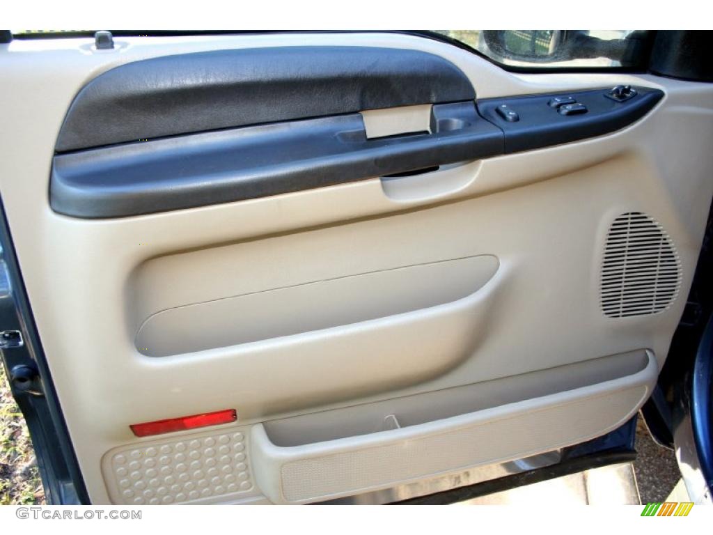 2005 Ford F250 Super Duty XLT SuperCab 4x4 Tan Door Panel Photo #41344787