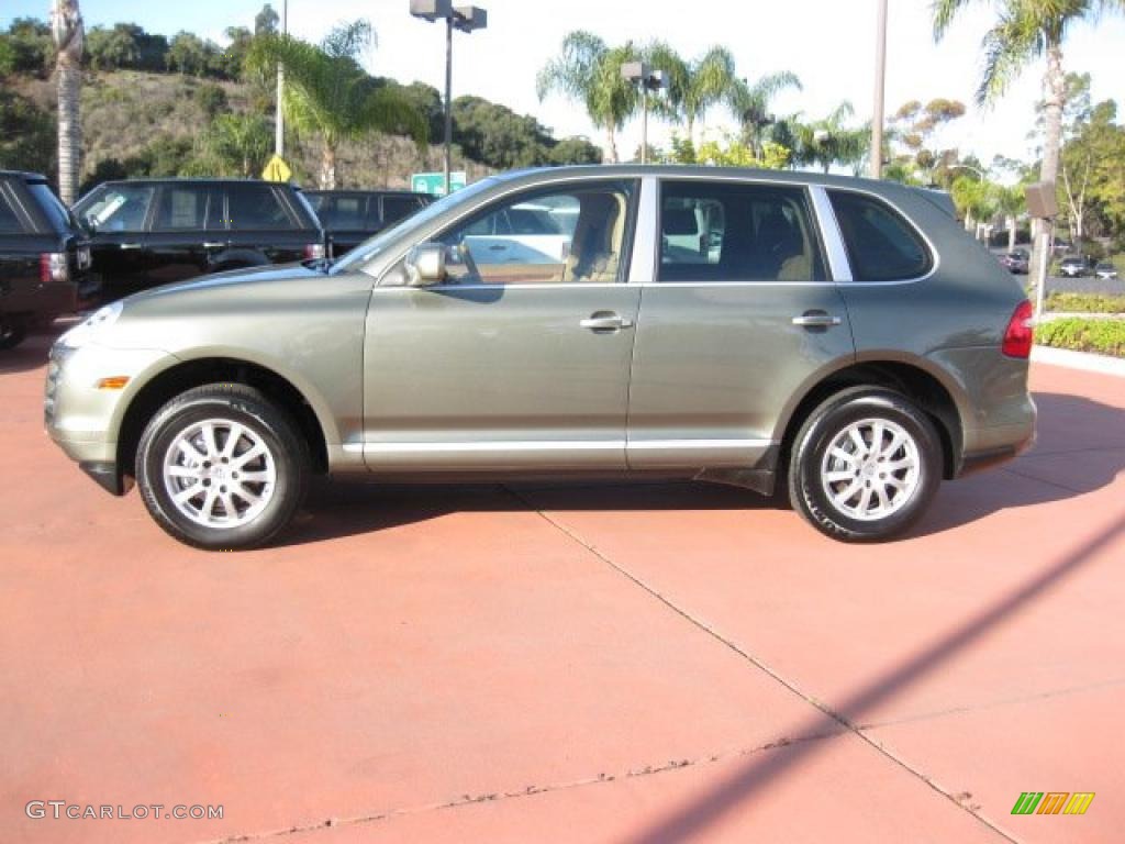 Olive Green Metallic 2008 Porsche Cayenne Tiptronic Exterior Photo #41344899