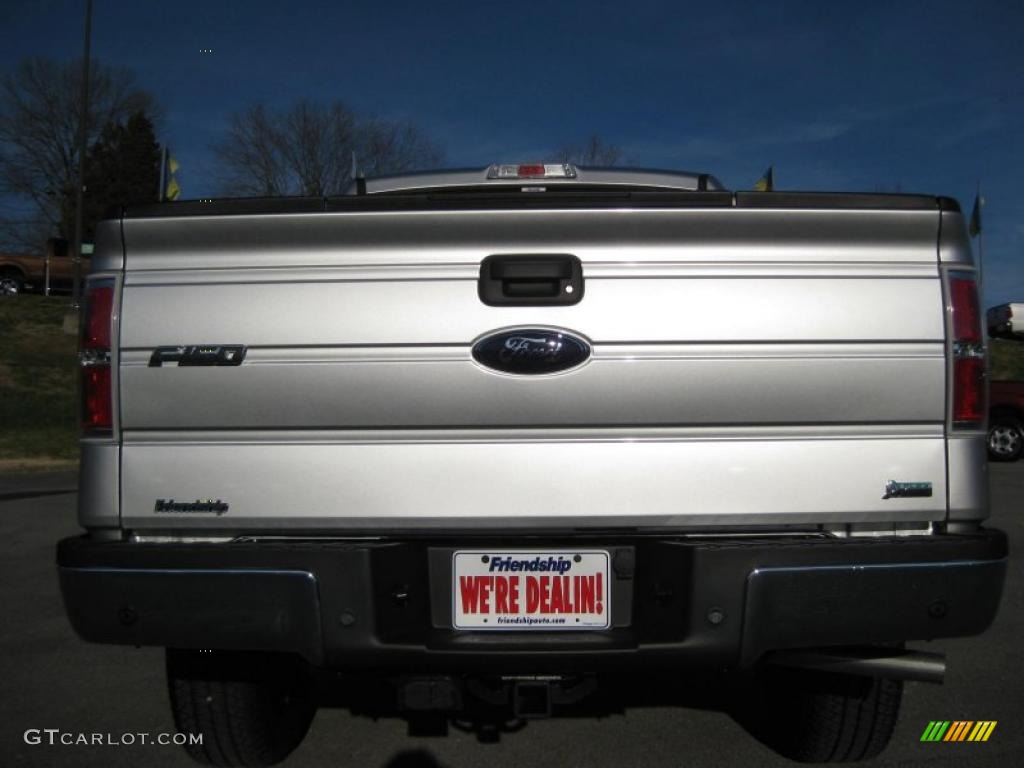 2010 F150 XLT SuperCrew 4x4 - Ingot Silver Metallic / Medium Stone photo #7