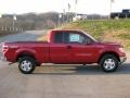 2010 Red Candy Metallic Ford F150 XLT SuperCab 4x4  photo #5