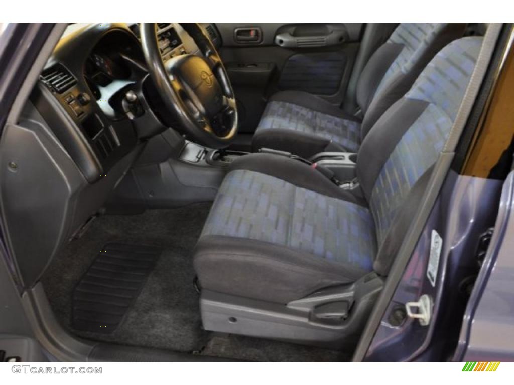 Gray/Blue Interior 1996 Toyota RAV4 4WD Photo #41348835