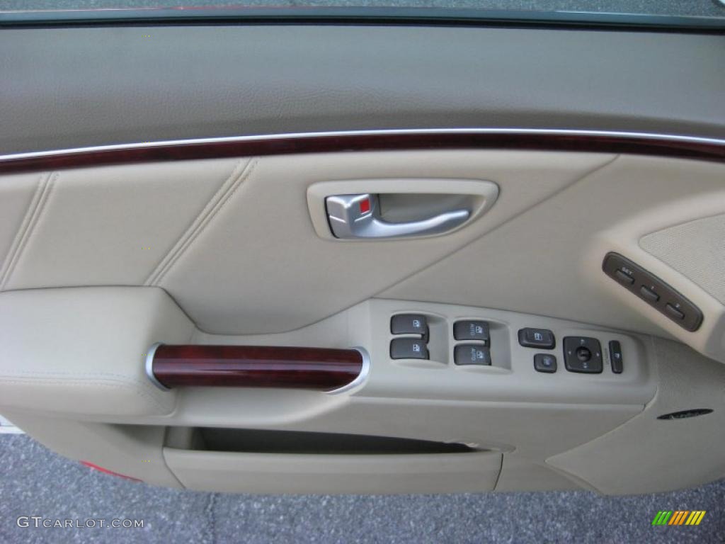 2006 Azera Limited - Powder White Pearl / Beige photo #15