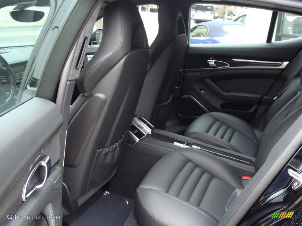 Black Interior 2011 Porsche Panamera Turbo Photo #41349603