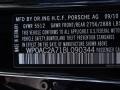 2011 Porsche Panamera Turbo Info Tag