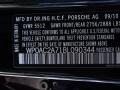 2011 Porsche Panamera Turbo Info Tag