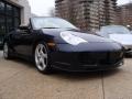 2004 Midnight Blue Metallic Porsche 911 Turbo Cabriolet  photo #3