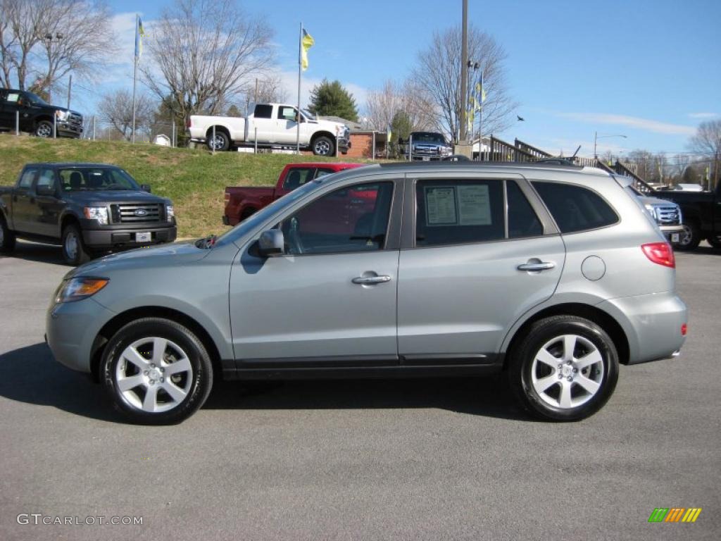 Bright Silver Hyundai Santa Fe