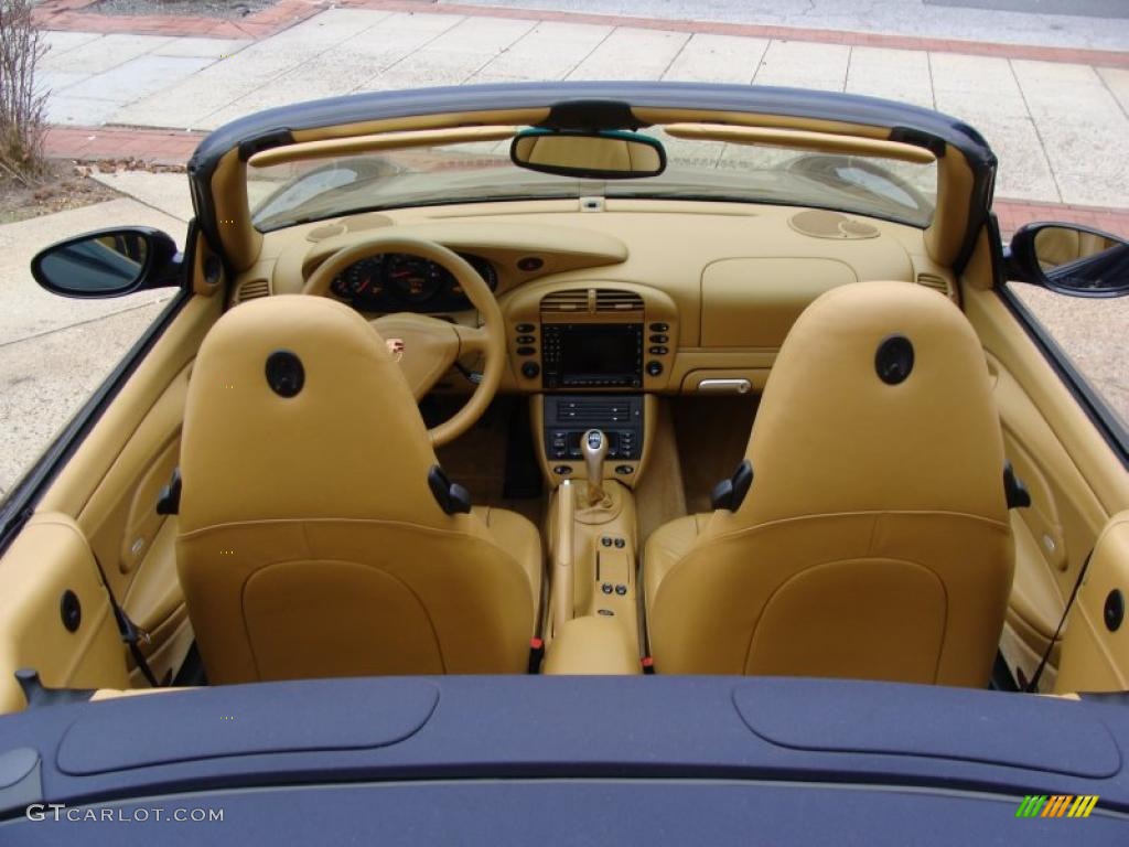 Savanna Beige Interior 2004 Porsche 911 Turbo Cabriolet Photo #41350863
