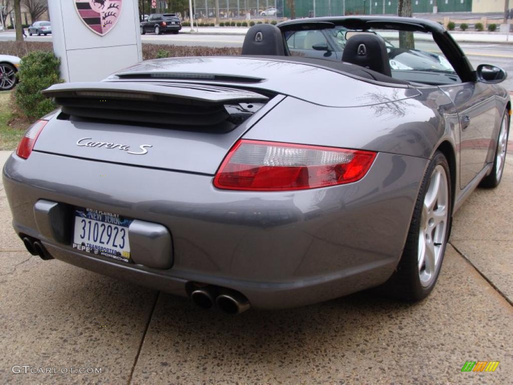 Seal Grey Metallic 2006 Porsche 911 Carrera S Cabriolet Exterior Photo #41351079