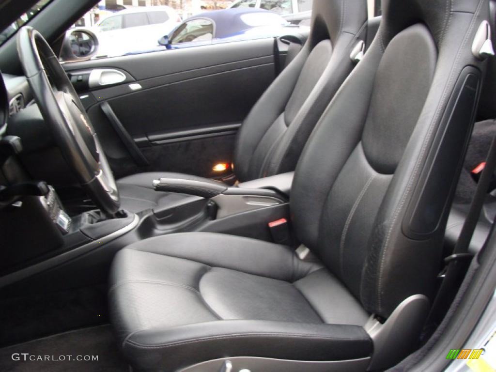 Black Interior 2006 Porsche 911 Carrera S Cabriolet Photo #41351151