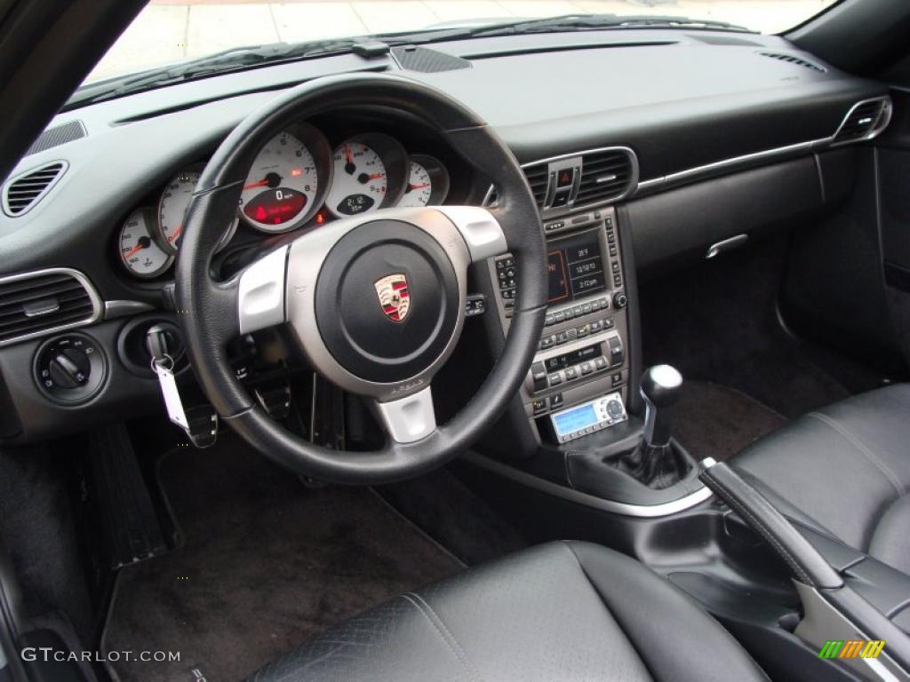 2006 Porsche 911 Carrera S Cabriolet Black Dashboard Photo #41351199