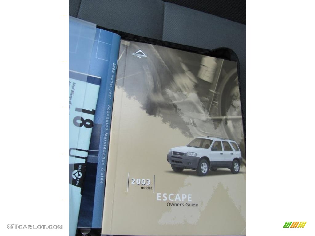 2003 Escape XLS V6 4WD - Redfire Metallic / Medium Dark Flint photo #4