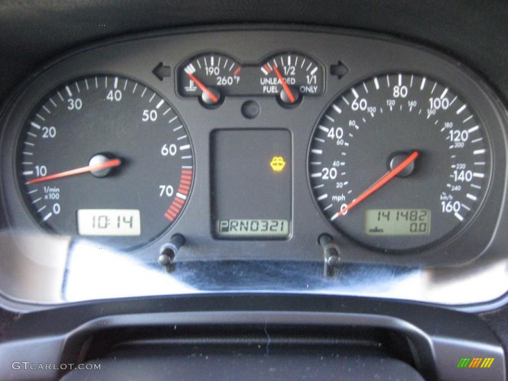 2000 Volkswagen Jetta GLS Sedan Gauges Photo #41353339