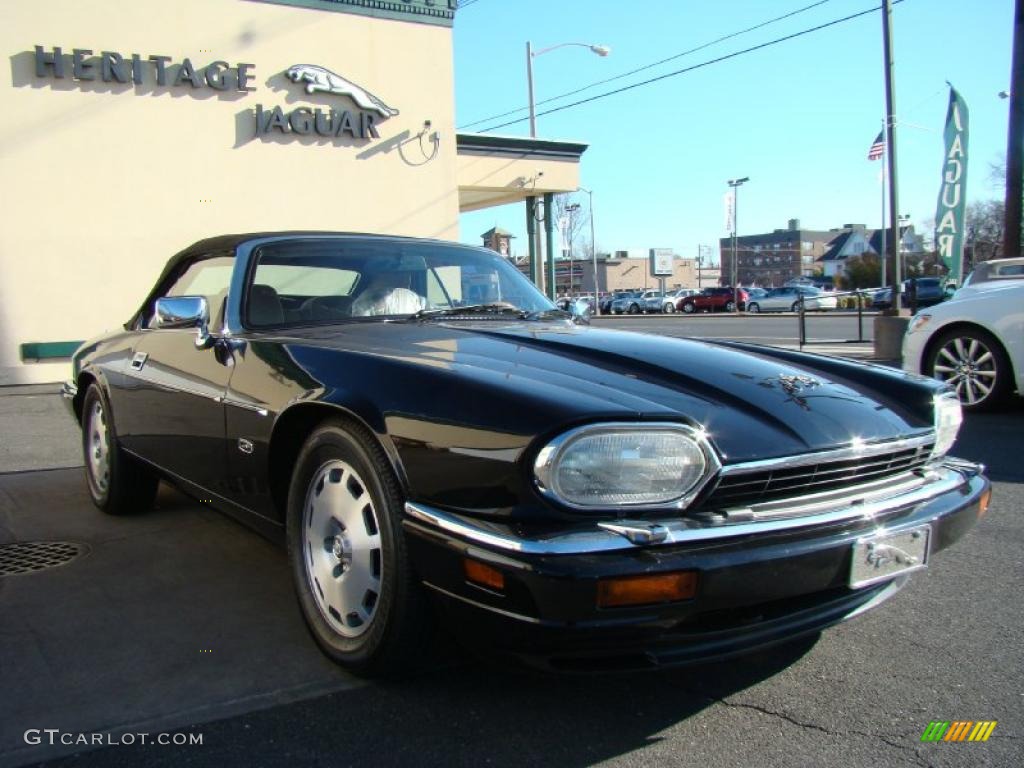 1996 XJ XJS Convertible - Black / Coffee photo #5