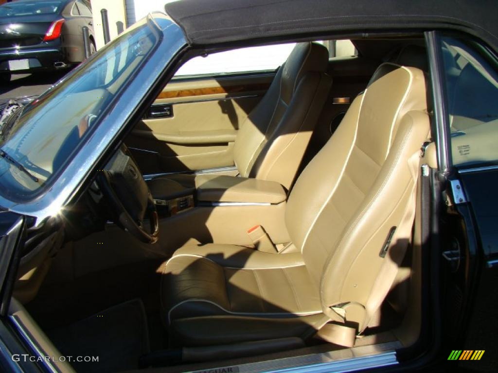 Coffee Interior 1996 Jaguar XJ XJS Convertible Photo #41353591