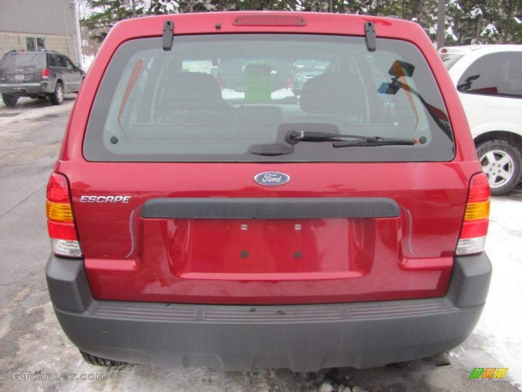 2003 Escape XLS V6 4WD - Redfire Metallic / Medium Dark Flint photo #22