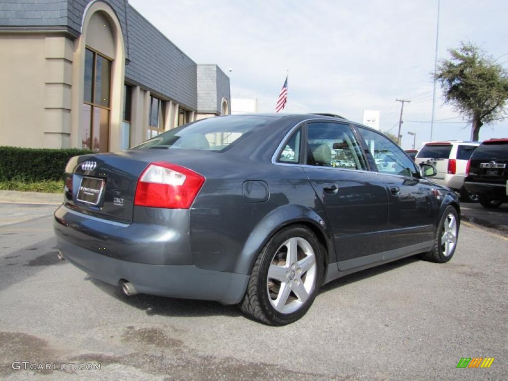 Dolphin Grey Pearl Effect 2002 Audi A4 3.0 quattro Sedan Exterior Photo #41354975